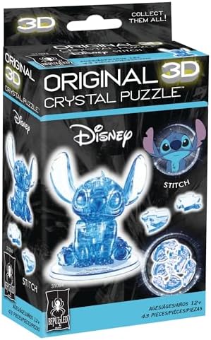 BePuzzled, Disney Stitch Original 3D Crystal Puzzle, Perfect for Puzzlers Ages 12 and Up, Challenging to Complete and Beautiful to Display, Collect Them All - Image 6